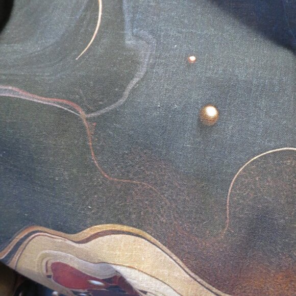 Men's abstract print casual button shirt 2 XL - Picture 7 of 7